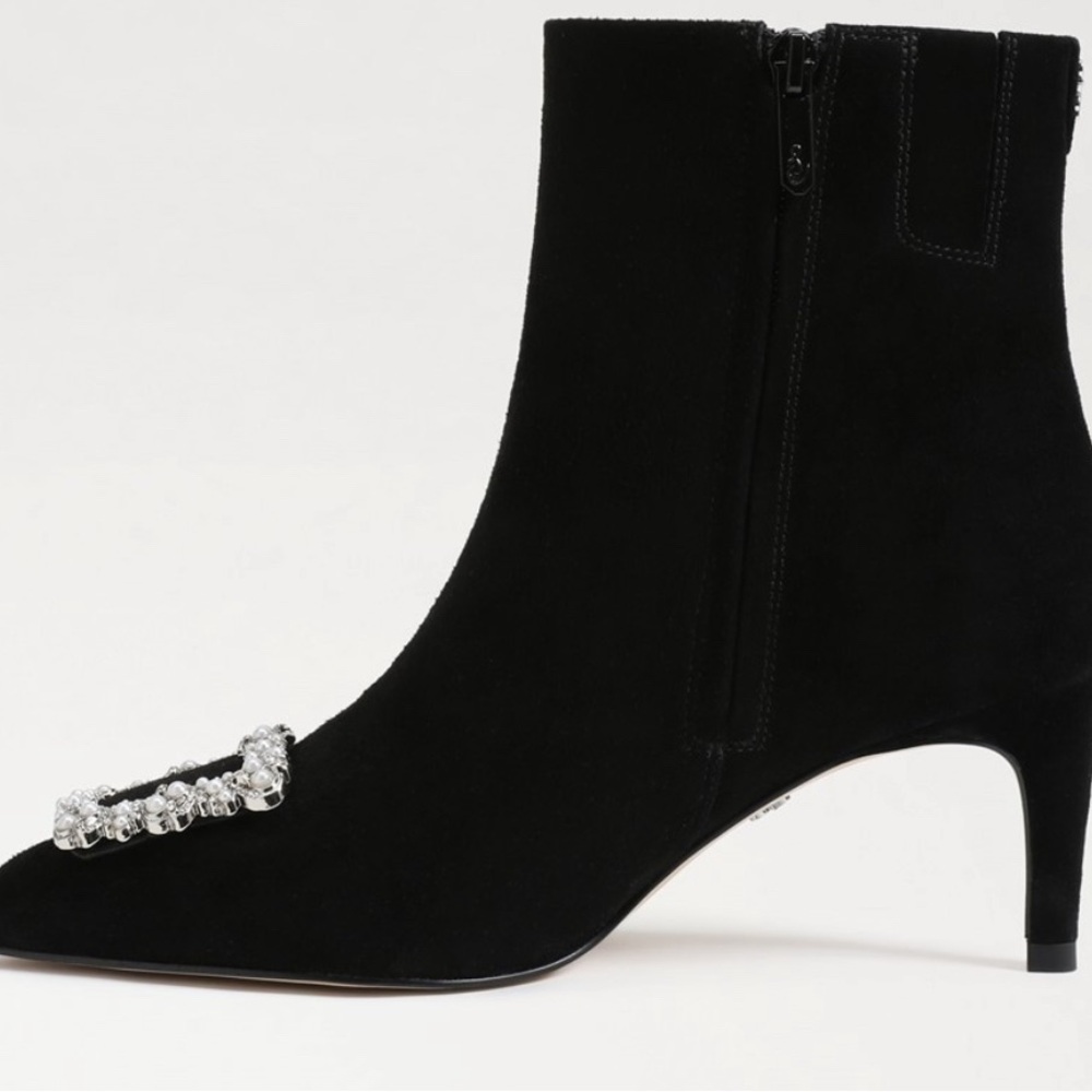 ✨NEW✨ Sam Edelman - ULISSA LUSTER ANKLE BOOTIE - Picture 4 of 11